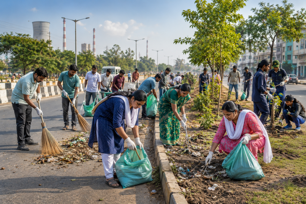 Public Welfare and Cleanliness Campaign in Ramagundam 25