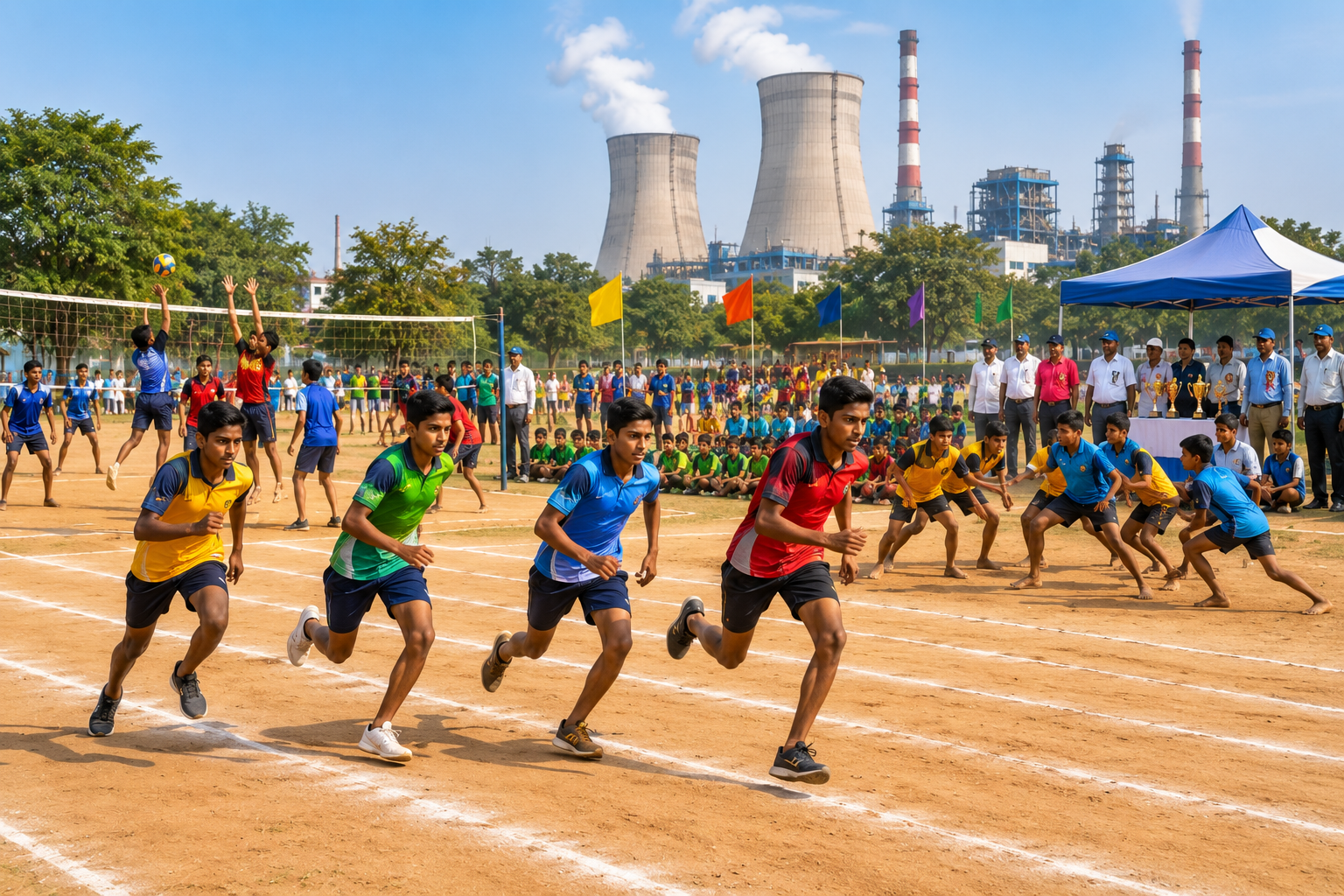 NTPC Rural Sports Meet Encourages Young Athletes