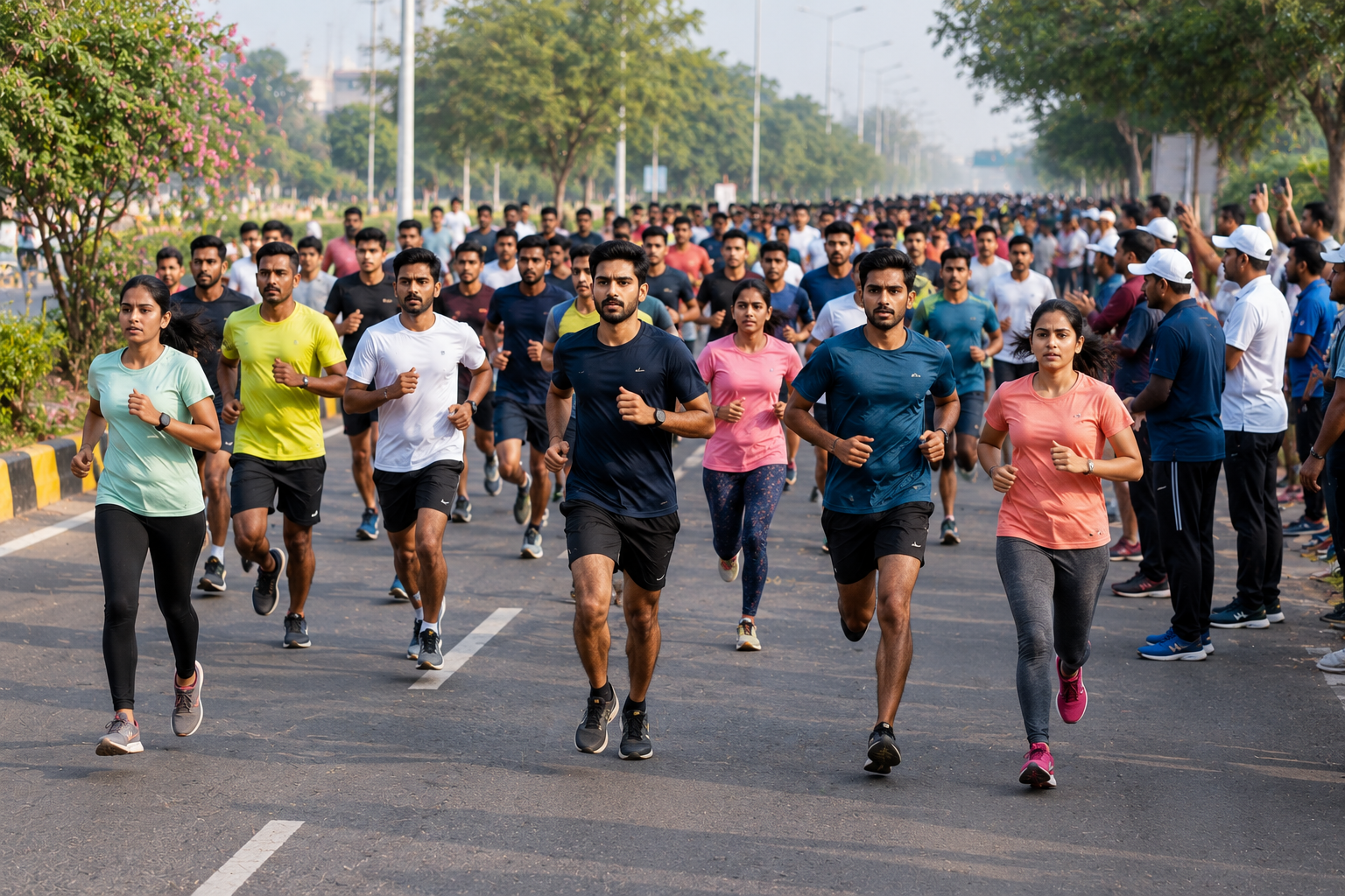 Marathon Run Promotes Fitness in Ramagundam
