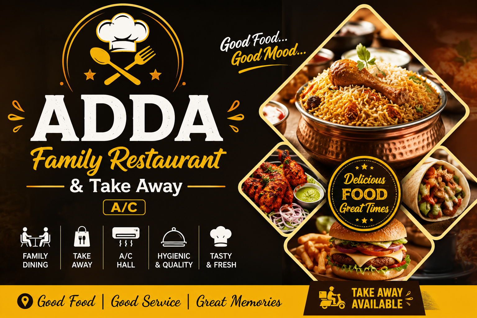 ADDA Family Restaurant&Take Away A/C