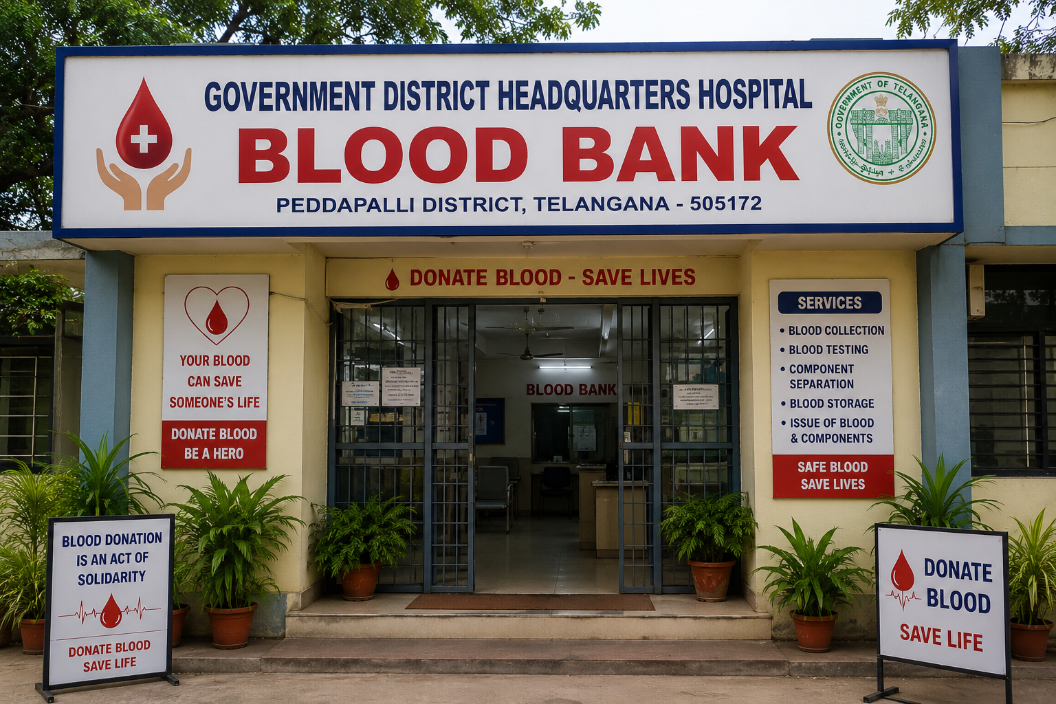 Government District Headquarters Hospital Blood Bank