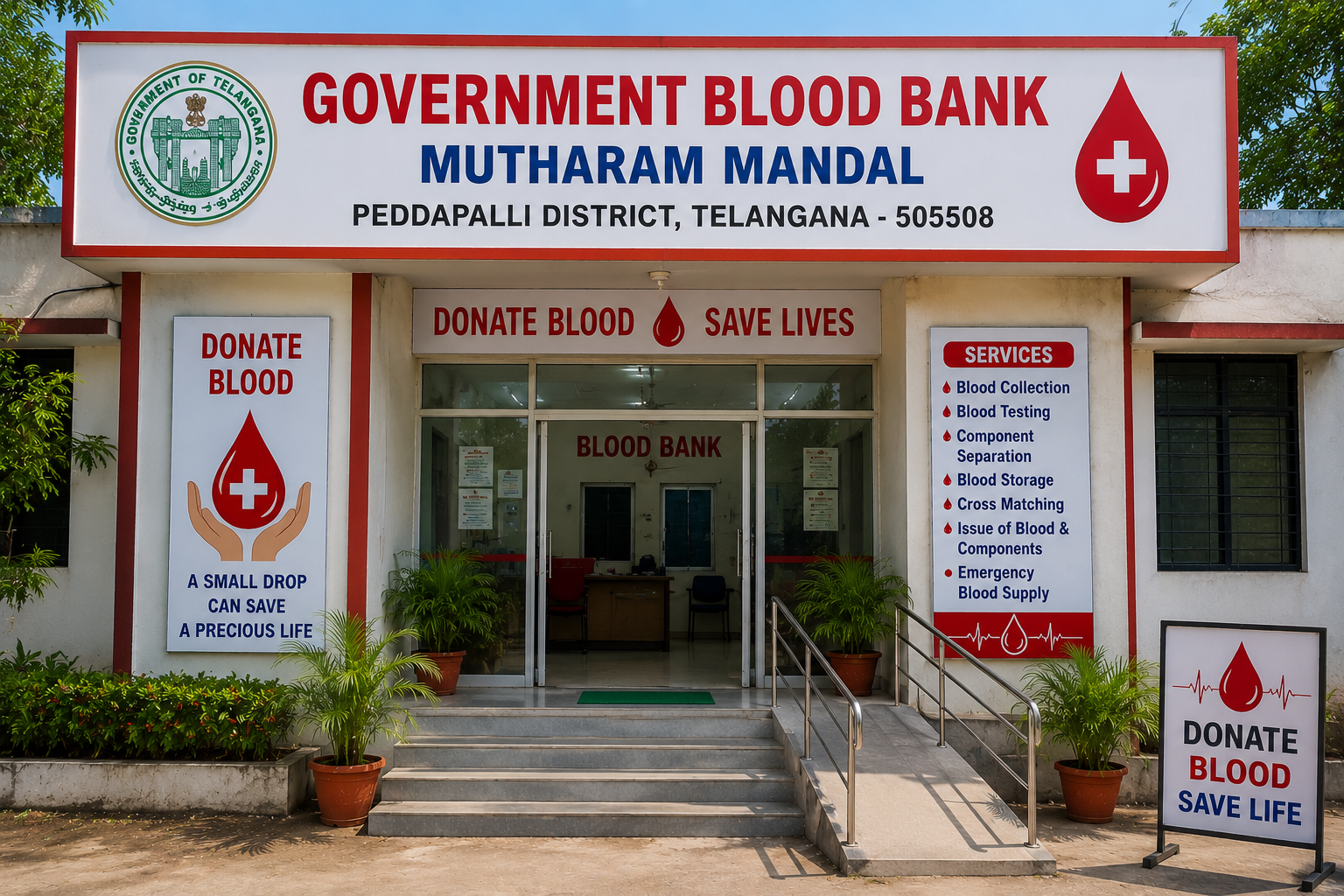 Government Blood Bank, Mutharam (MNT)
